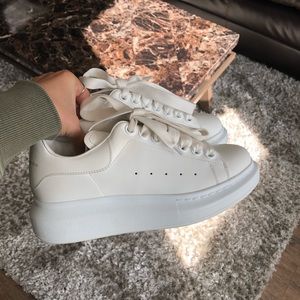 Alexander McQueen white sneakers